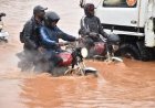 Motorcyclist and Passenger Nearly Drown in Kasoa Floodwaters After Heavy Rain