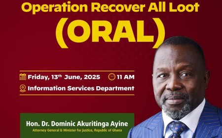 Attorney General to Brief Nation on "Operation Recover All Loot" This Friday