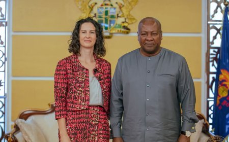 President Bids Farewell to UK High Commissioner, Highlights Strong Ghana-UK Partnership and Economic Gains