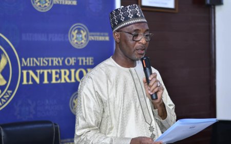 Interior Minister Swears In 15-Member NADMO Governing Council