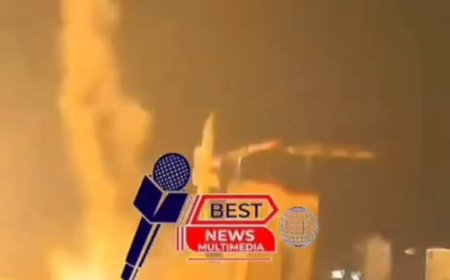 Iran Launches Massive Missile Strike on Tel Aviv in Retaliation for Israeli Air Raids