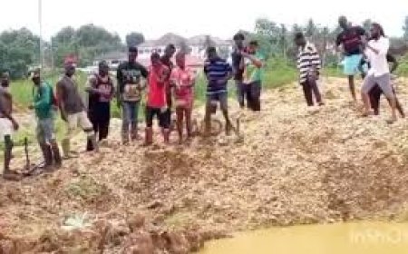 Tragedy in Akyem Akrofufu: 7-Year-Old Boy Drowns in Abandoned Galamsey Pit