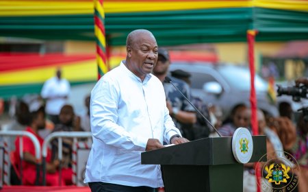 President Mahama Announces Plan to Build Modern Rice Mill in Jadima