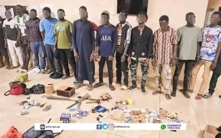 19 Arrested Over Robbery, Drug Offenses at Dominase Onion Market