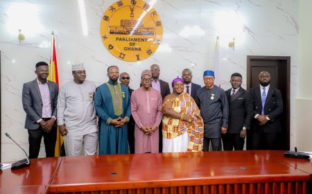 Amb. Bishop Sam Owusu, Peace Advocates Visit Speaker Bagbin to Advance National Peace Agenda