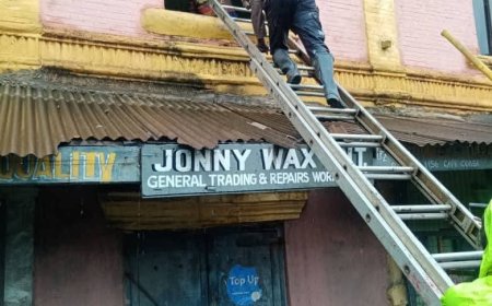 Storey Building Collapses at London Bridge, Cape Coast