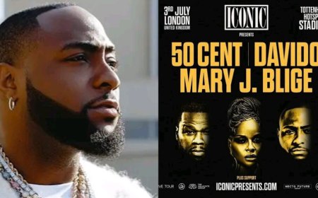 Davido Pulls Out of London Show with 50 Cent and Mary J Blige, Cites Disrespect for African Creatives