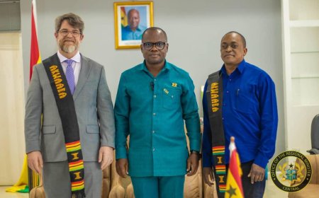 U.S. Embassy Officials Meet Central Regional Minister to Explore Development Partnerships