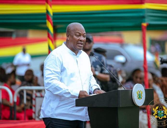 President Mahama Announces Plan to Build Modern Rice Mill in Jadima