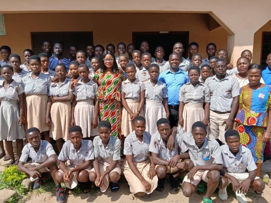 Gomoa East MCE Encourages BECE Candidates During School Visits