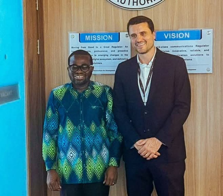 Helios Towers CEO Pays Courtesy Call on NCA Boss Ahead of 15th Anniversary