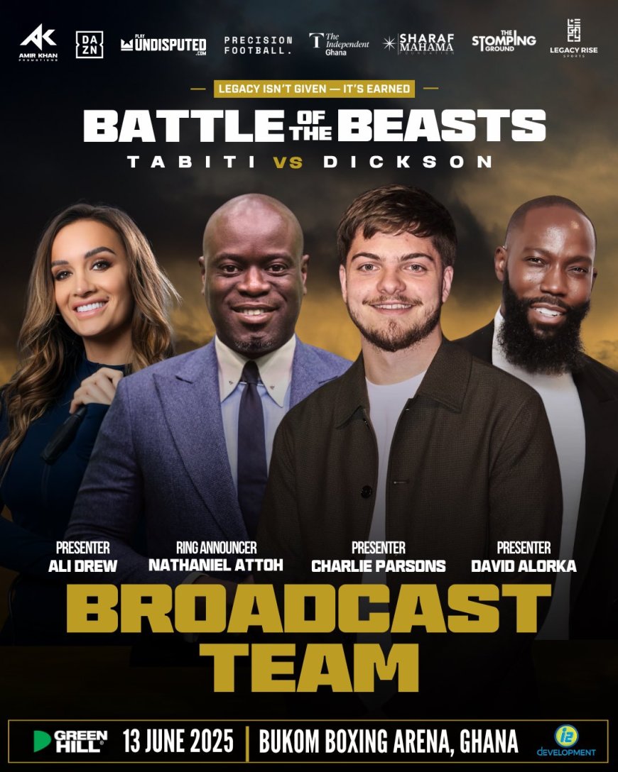 Sharaf Mahama Hosts ‘Battle of the Beasts’ at Bukom Arena on June 13