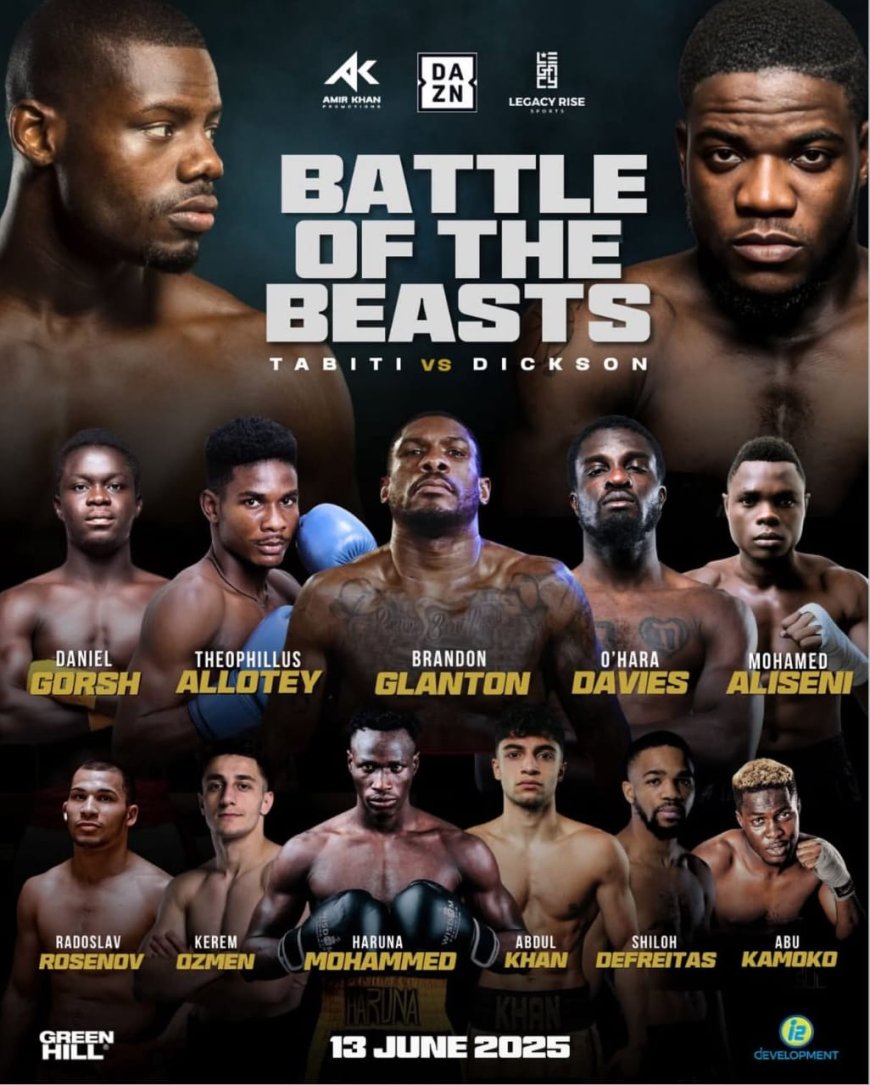 Sharaf Mahama Hosts ‘Battle of the Beasts’ at Bukom Arena on June 13