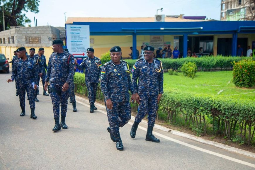 IGP and POMAB Applaud Police Hospital Staff for Exceptional Service During GRNMA Strike