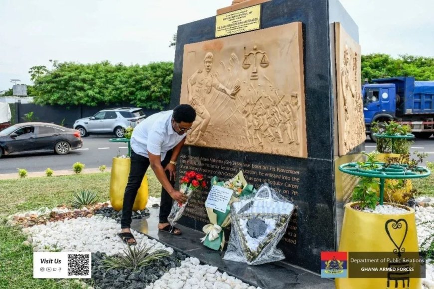 Family of Late Major Mahama Holds Wreath-Laying Ceremony to Mark 8th Anniversary