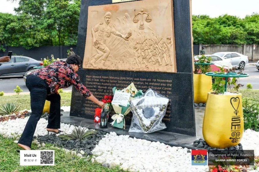 Family of Late Major Mahama Holds Wreath-Laying Ceremony to Mark 8th Anniversary