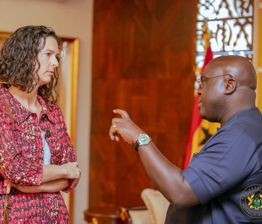 President Bids Farewell to UK High Commissioner, Highlights Strong Ghana-UK Partnership and Economic Gains