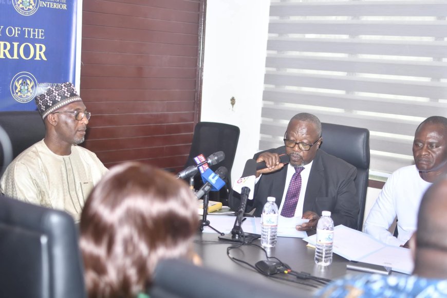 Interior Minister Swears In 15-Member NADMO Governing Council