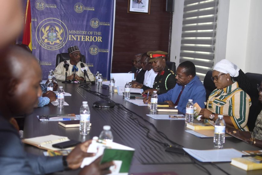 Interior Minister Swears In 15-Member NADMO Governing Council