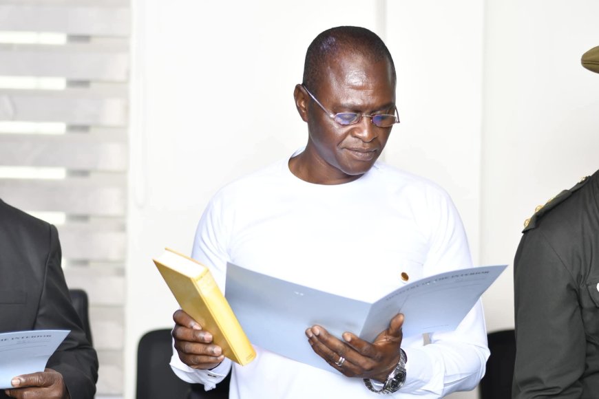 Interior Minister Swears In 15-Member NADMO Governing Council