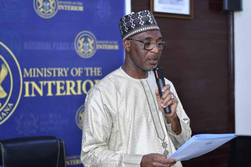 Interior Minister Swears In 15-Member NADMO Governing Council