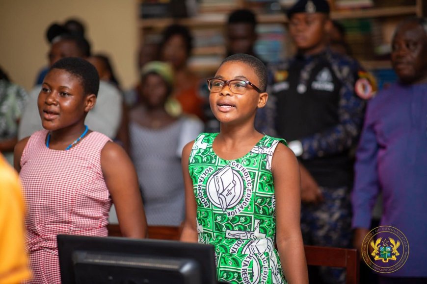 Minister Tours Volta Region Girls-in-ICT Centres, Promotes Digital Skills and STEM Education
