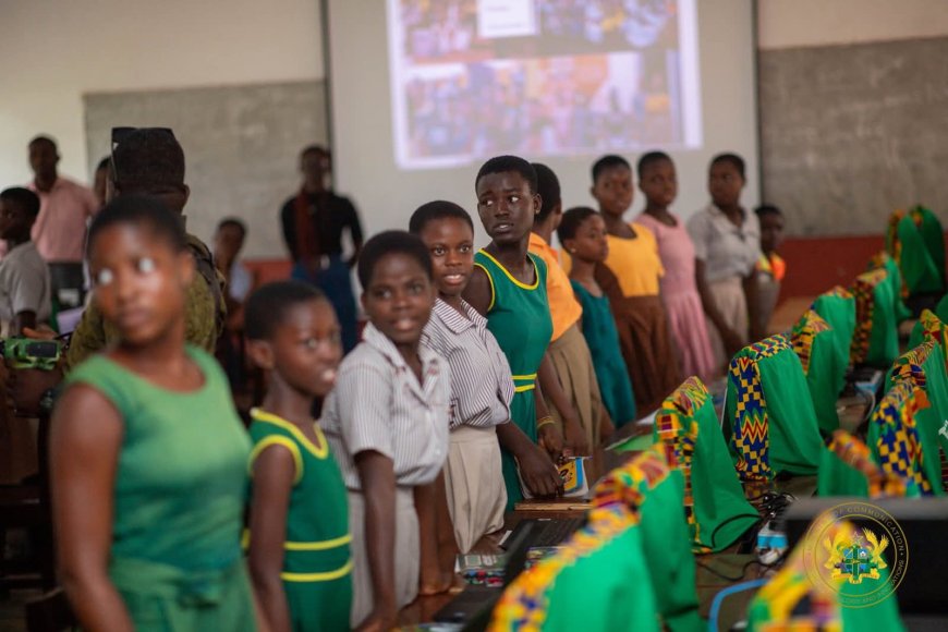 Minister Tours Volta Region Girls-in-ICT Centres, Promotes Digital Skills and STEM Education