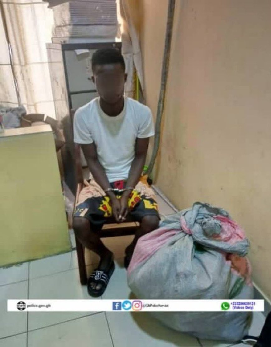 Police Arrest Suspect with 40 Parcels of Suspected Narcotics at Ayikuma
