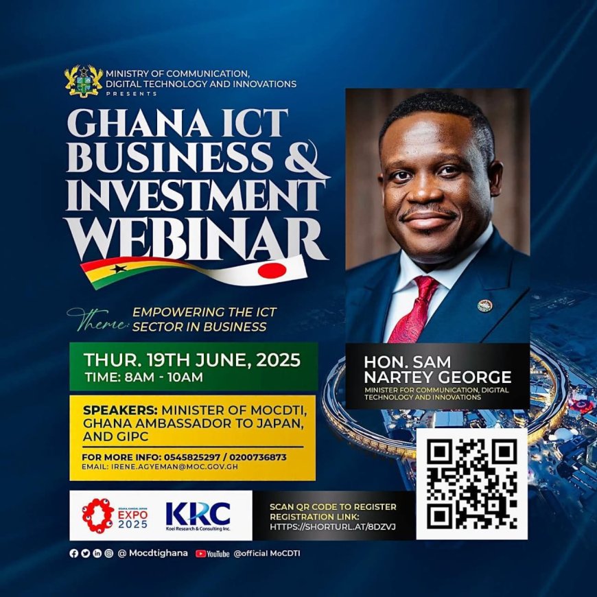Ghana’s ICT Sector to Engage Japanese Stakeholders Ahead of World Expo 2025