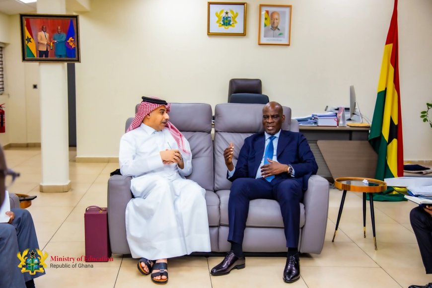 Qatar Ambassador, Education Minister Discuss Stronger Ties; Islamic Medical School Planned for Northern Ghana