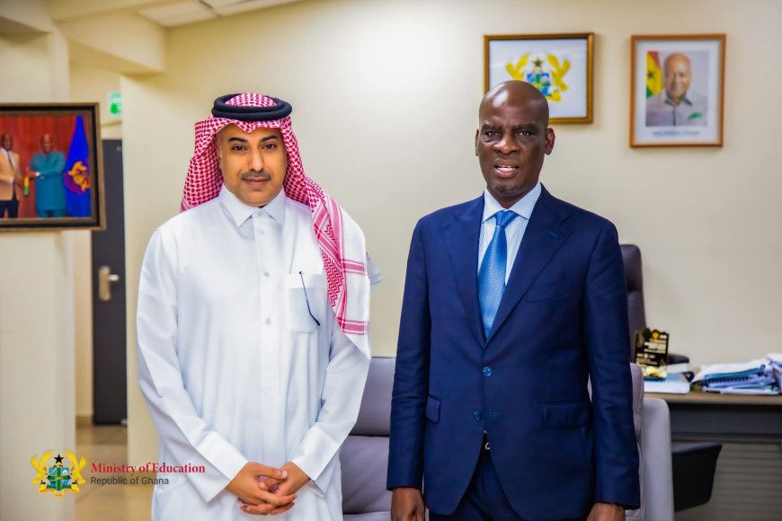 Qatar Ambassador, Education Minister Discuss Stronger Ties; Islamic Medical School Planned for Northern Ghana