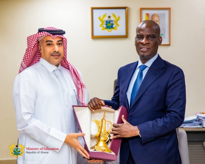 Qatar Ambassador, Education Minister Discuss Stronger Ties; Islamic Medical School Planned for Northern Ghana