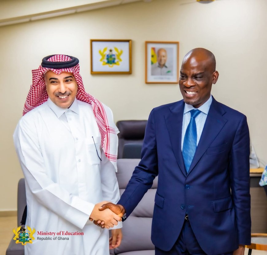 Qatar Ambassador, Education Minister Discuss Stronger Ties; Islamic Medical School Planned for Northern Ghana