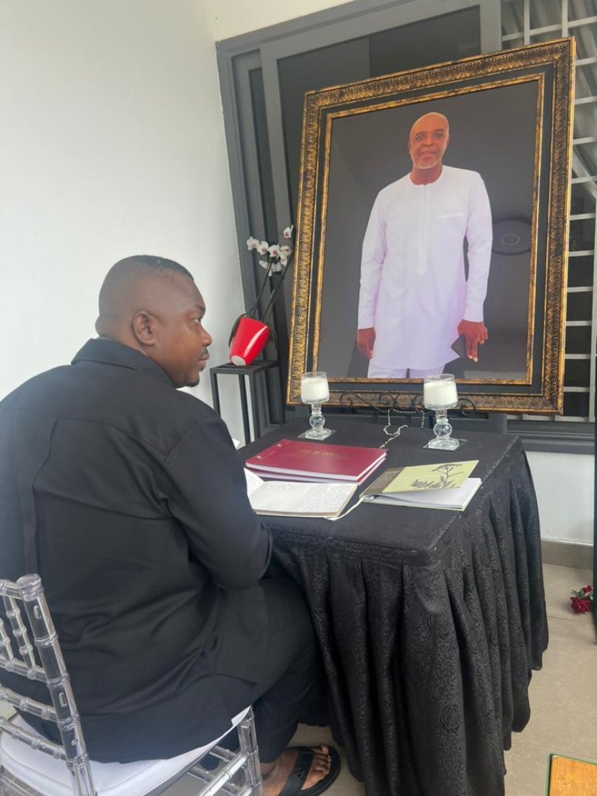 Dr. Emmanuel Appoh Mensah Pays Tribute to Late Husband of Hon. Queenstar Maame Pokuah Sawyerr