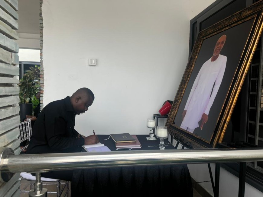 Dr. Emmanuel Appoh Mensah Pays Tribute to Late Husband of Hon. Queenstar Maame Pokuah Sawyerr