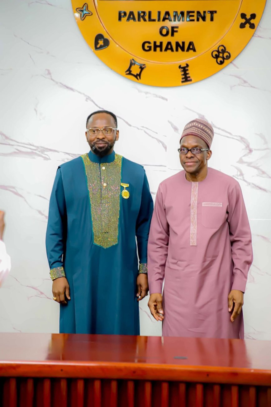 Amb. Bishop Sam Owusu, Peace Advocates Visit Speaker Bagbin to Advance National Peace Agenda
