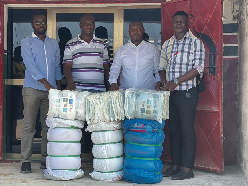 Dr. Emmanuel Appoh Mensah Donates Treated Mosquito Nets to Flood-Affected Residents in Gomoa East