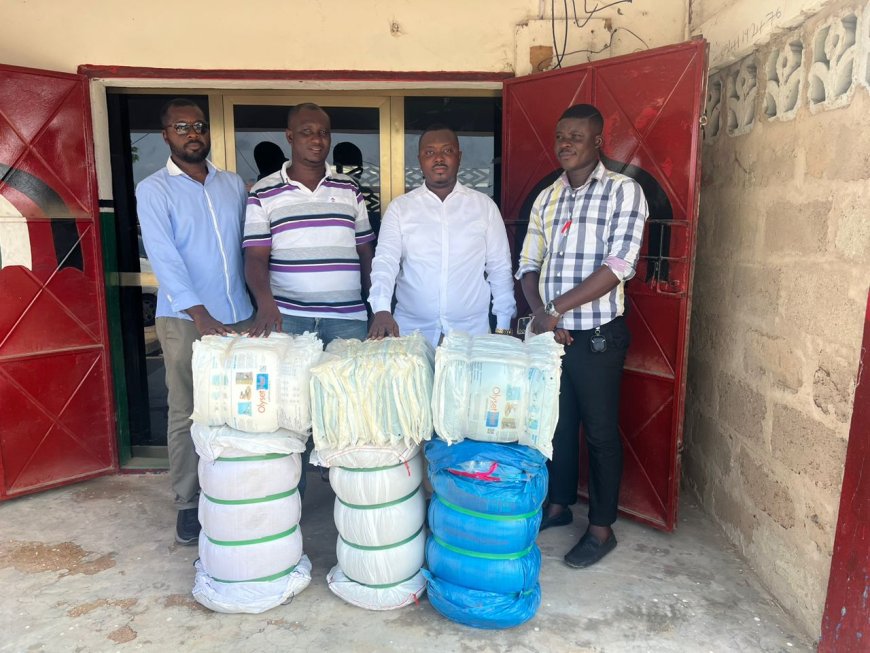 Dr. Emmanuel Appoh Mensah Donates Treated Mosquito Nets to Flood-Affected Residents in Gomoa East