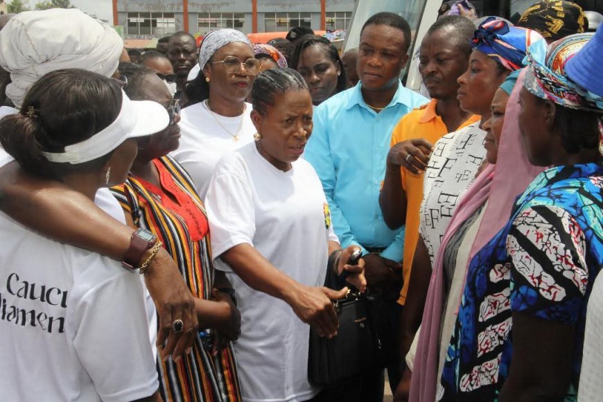 MPs Women Caucus Chair Urges Caution in Madina Market Decongestion Exercise