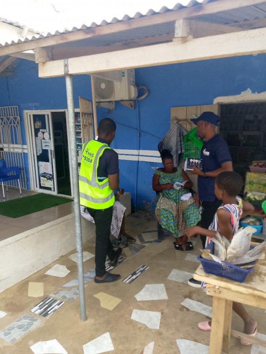 Dangme East NHIS Team Takes Health Insurance Education to Ada Foah Market
