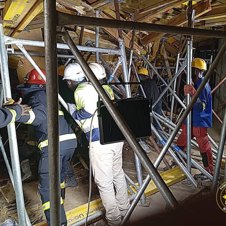 Tragedy Strikes Near Airport Terminal 3: One Dead, Others Rescued in Building Collapse