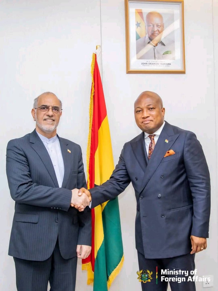 Okudzeto Ablakwa Engages Israeli and Iranian Envoys on Ghana’s Evacuation Efforts and Calls for Ceasefire