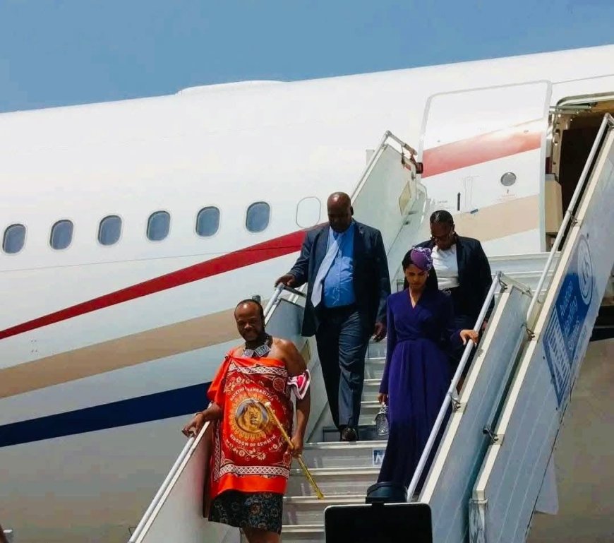 Chief of Staff Julius Debrah Welcomes King Mswati III of Eswatini to Ghana