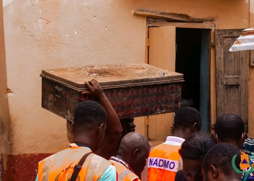 NADMO Inspects Cape Coast Disaster Sites, Moves to Demolish Unsafe Buildings