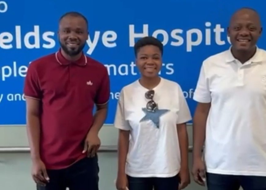 SDA SHS Student Suzzy Pinamang Recovering After Successful Eye Surgery in UK