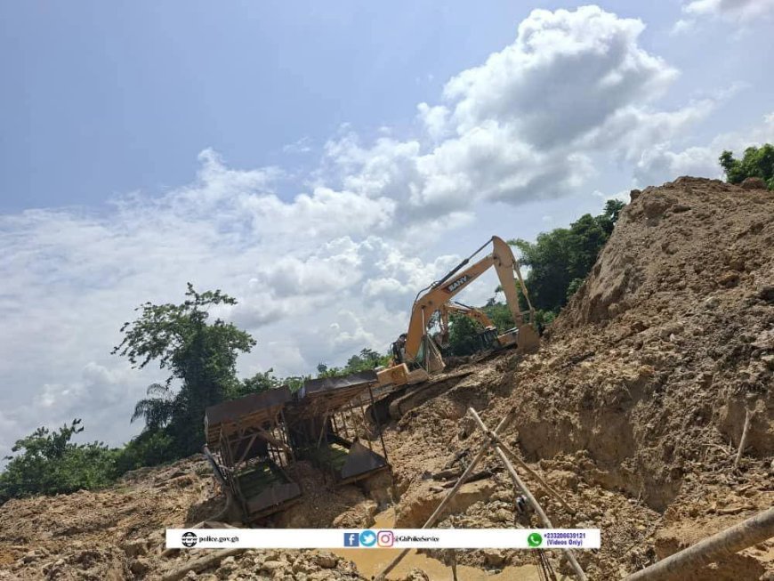 17 Suspects Arrested in Major Anti-Galamsey Operations in Western Region