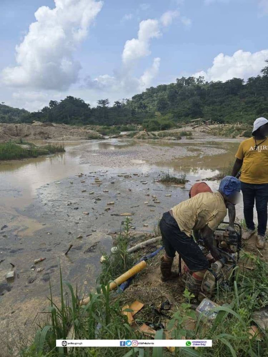 17 Suspects Arrested in Major Anti-Galamsey Operations in Western Region