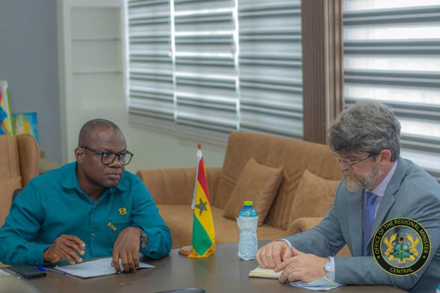 U.S. Embassy Officials Meet Central Regional Minister to Explore Development Partnerships