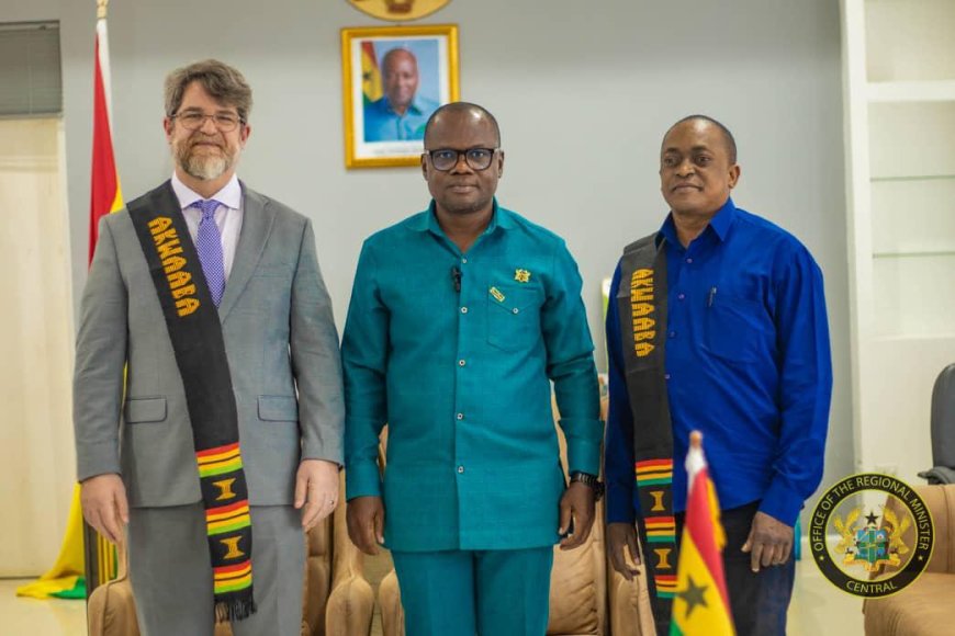 U.S. Embassy Officials Meet Central Regional Minister to Explore Development Partnerships