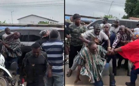 NPP Deputy National Organiser Chris Asamoah Assaulted Amid Chaos in Ablekuma North Rerun